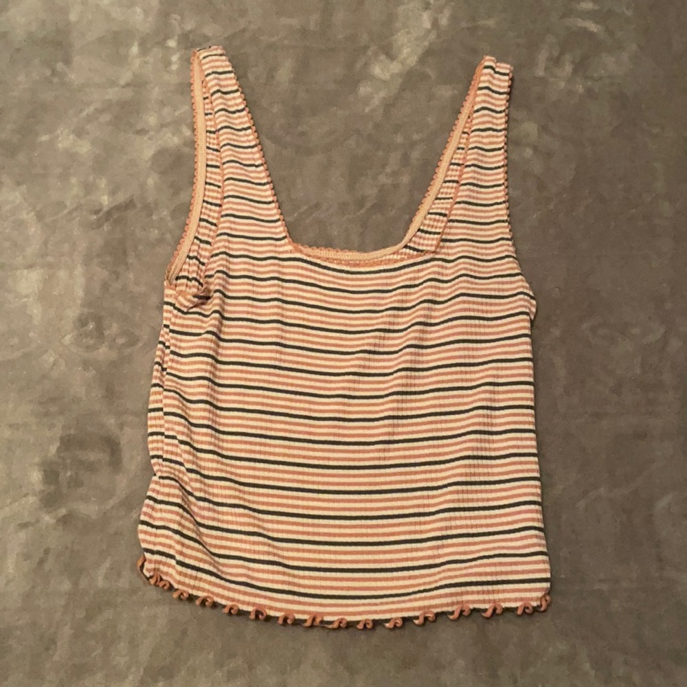 american eagle pink tank